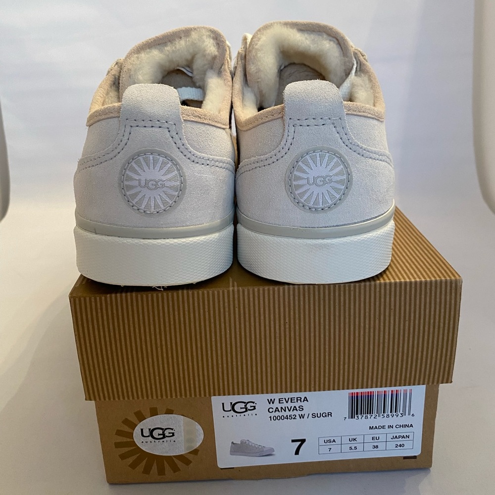 UGG Evera canvas sneakers size 7 NIB